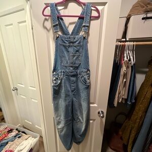 We The Free Good Luck Barrel Overalls